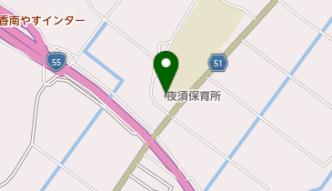 香南市立 夜須保育所の地図画像