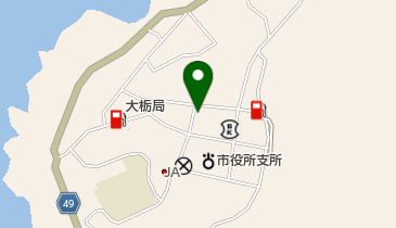 きたや衣料品店の地図画像