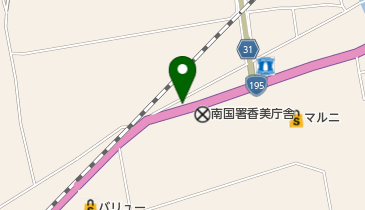 河村商店土佐山田給油所の地図画像