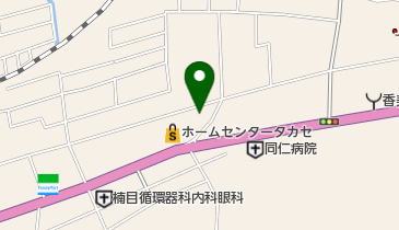 有限会社カドタ家具の地図画像