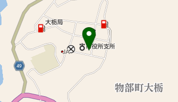 萩野電気店の地図画像