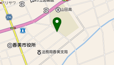 土佐アカデミー山田教室の地図画像