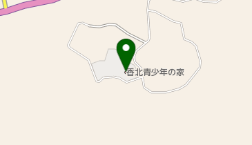 高知県立香北青少年の家の地図画像