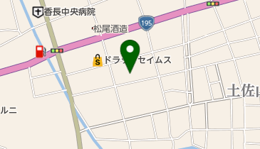 香美郡民主商工会の地図画像