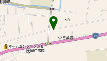 楠目土地改良区の地図画像