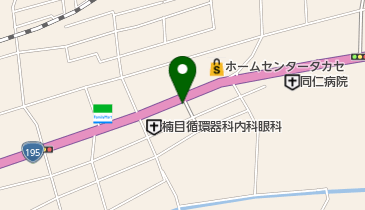 かがみのクリーニングの地図画像