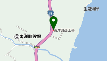 東洋町商工会の地図画像