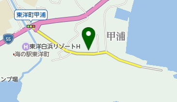 甲浦海運株式会社の地図画像