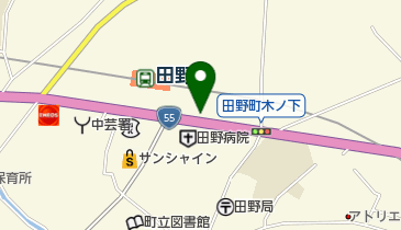 有限会社丸中タクシーの地図画像