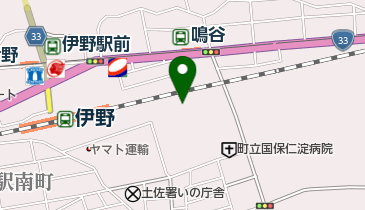 仁淀清流苑の地図画像