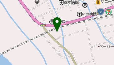 伊野紙株式会社伊野工場の地図画像