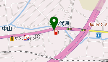 水田美容院の地図画像