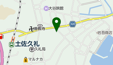 たにわき理容所の地図画像