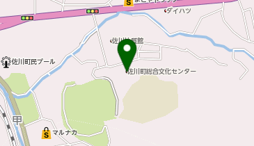 佐川町総合文化センターの地図画像
