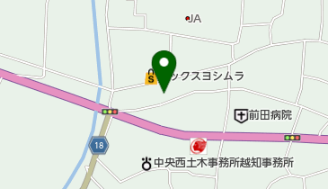 黒住教越知中教会所の地図画像