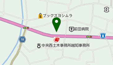 越知オートサービスの地図画像