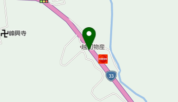 越知物産の地図画像