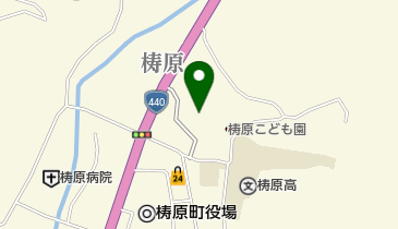 梼原町立幼稚園の地図画像