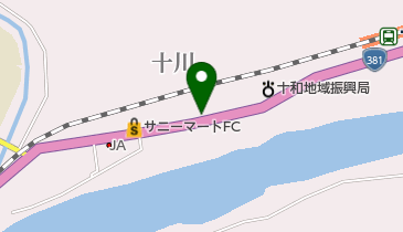 横山衣料店の地図画像