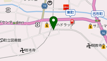 西村酒店の地図画像