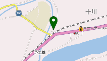 こまつ精肉店の地図画像