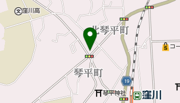 アート美容院の地図画像