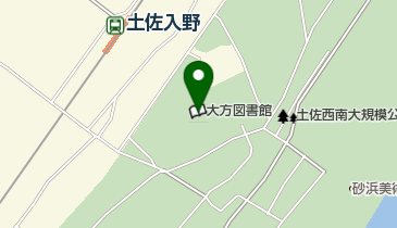 上林暁文学館の地図画像