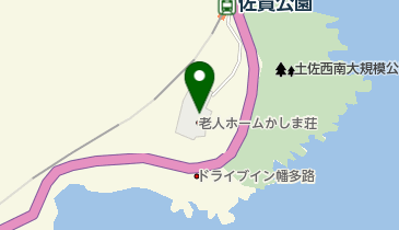 黒潮町特別養護老人ホームかしま荘の地図画像