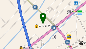 惣菜のかれんの地図画像