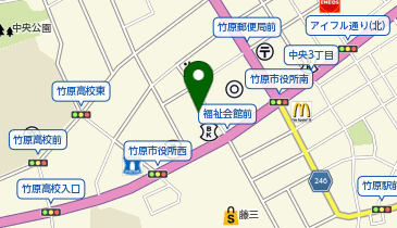 竹原市民館 食堂の地図画像