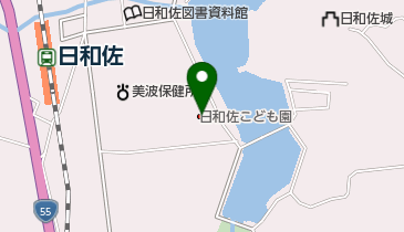 日和佐保育園の地図画像