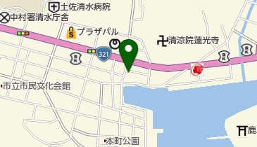 JA高知県 ふれあい店舗清水の地図画像