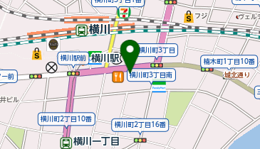 楽えもん横川店の地図画像