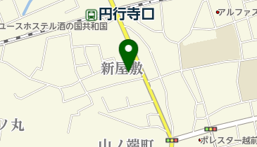 休心庵の地図画像