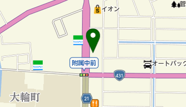 インテリアショップNESTの地図画像