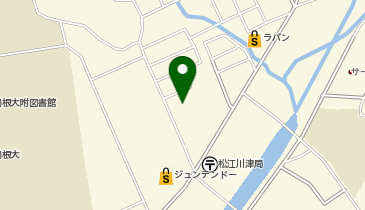 松江聖書バプテスト教会の地図画像