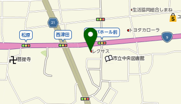 レクサス松江の地図画像