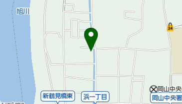 岡山市民文化大学の地図画像