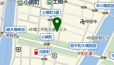 やまねお好み焼の地図画像