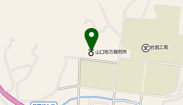 岩国検察審査会の地図画像