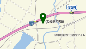 丸亀市 栗熊コミュニティセンターの地図画像