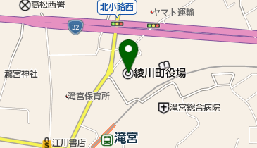 綾川町立 中央公民館の地図画像