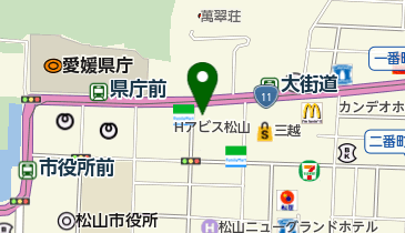 ブリッジインターナショナル株式会社松山事業所の地図画像