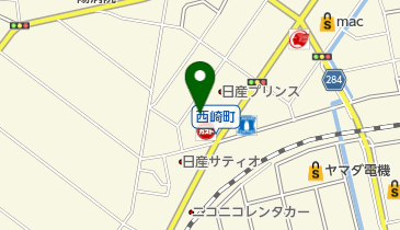 緑町生花店の地図画像