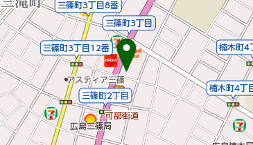 株式会社本間ゴルフ広島店の地図画像