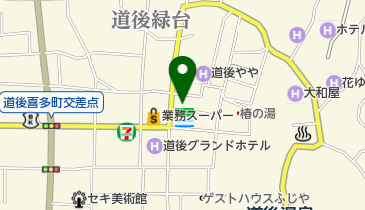 道後風俗無料案内所の地図画像