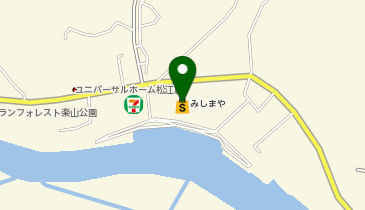 みしまや楽山店京楽庵の地図画像