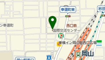 岡山県庁 県民生活部 国際課 海外渡航班の地図画像