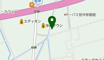 花ぐるま 笹沖店の地図画像