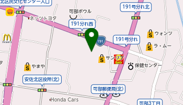 マツモト宝飾、時計、メガネ サンリブ可部店の地図画像